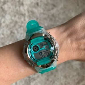 Armitron turquoise digital watch